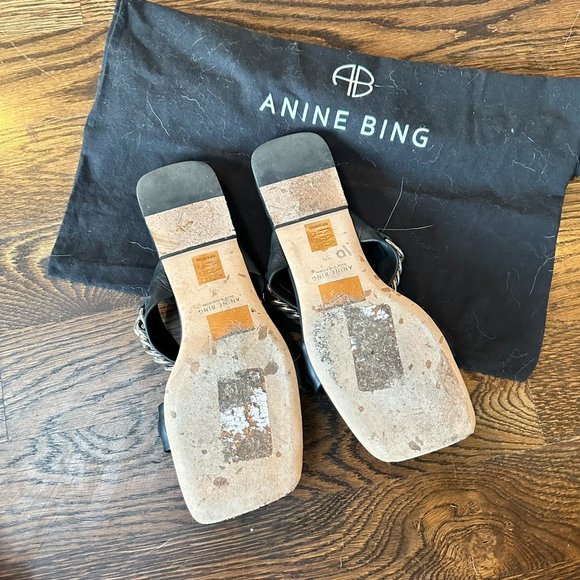 Anine Bing Tony Chain Sandals, Size 39 (US9) - Picture 8 of 9
